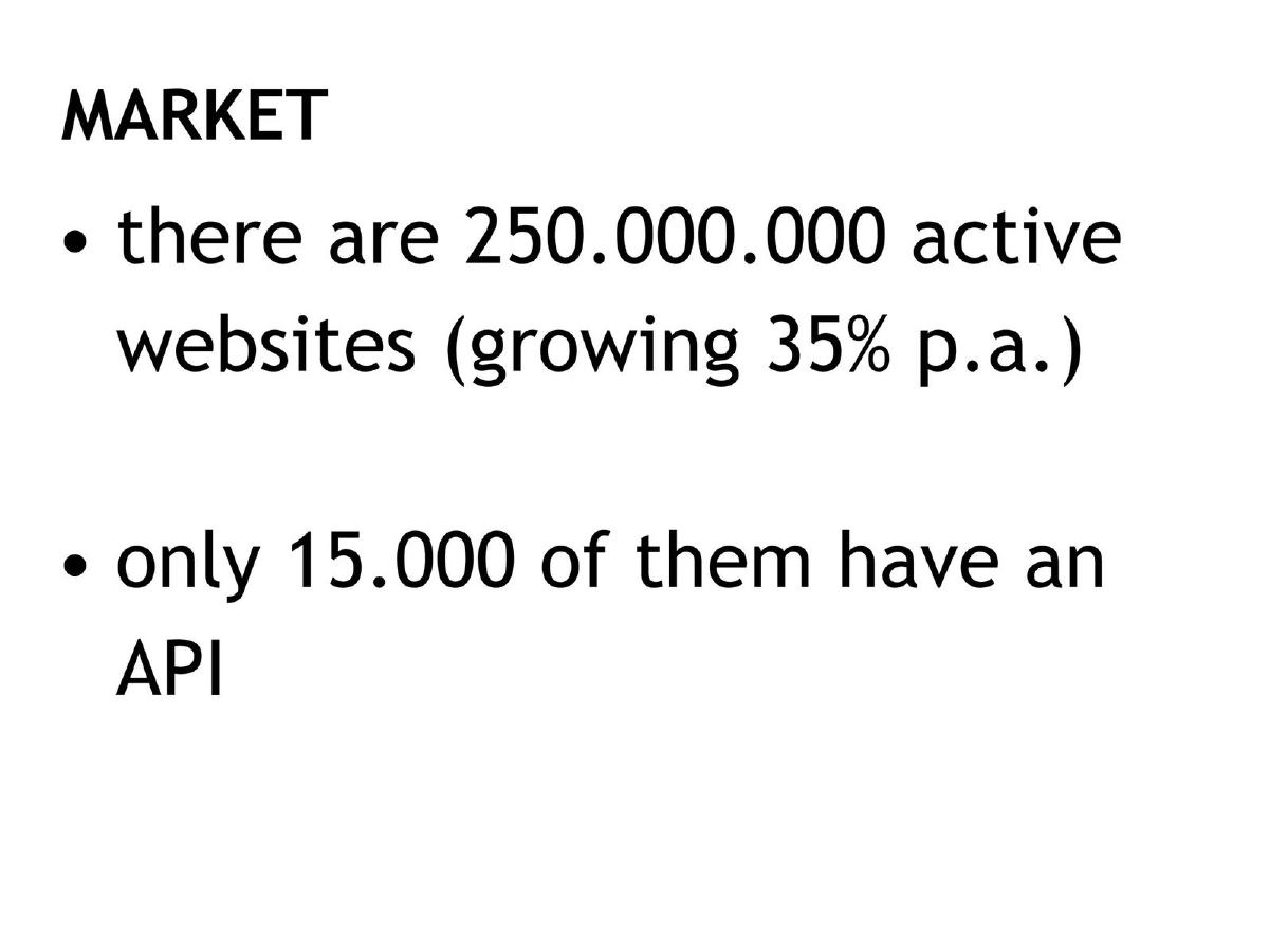 Apifier (now Apify) pitch deck slide 4 of 15