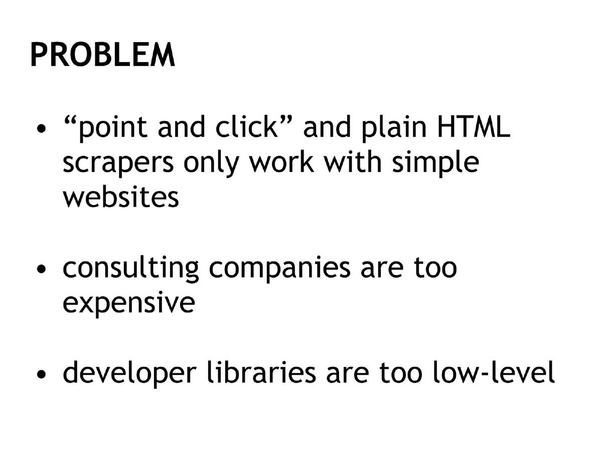 Apifier (now Apify) pitch deck slide 5 of 15