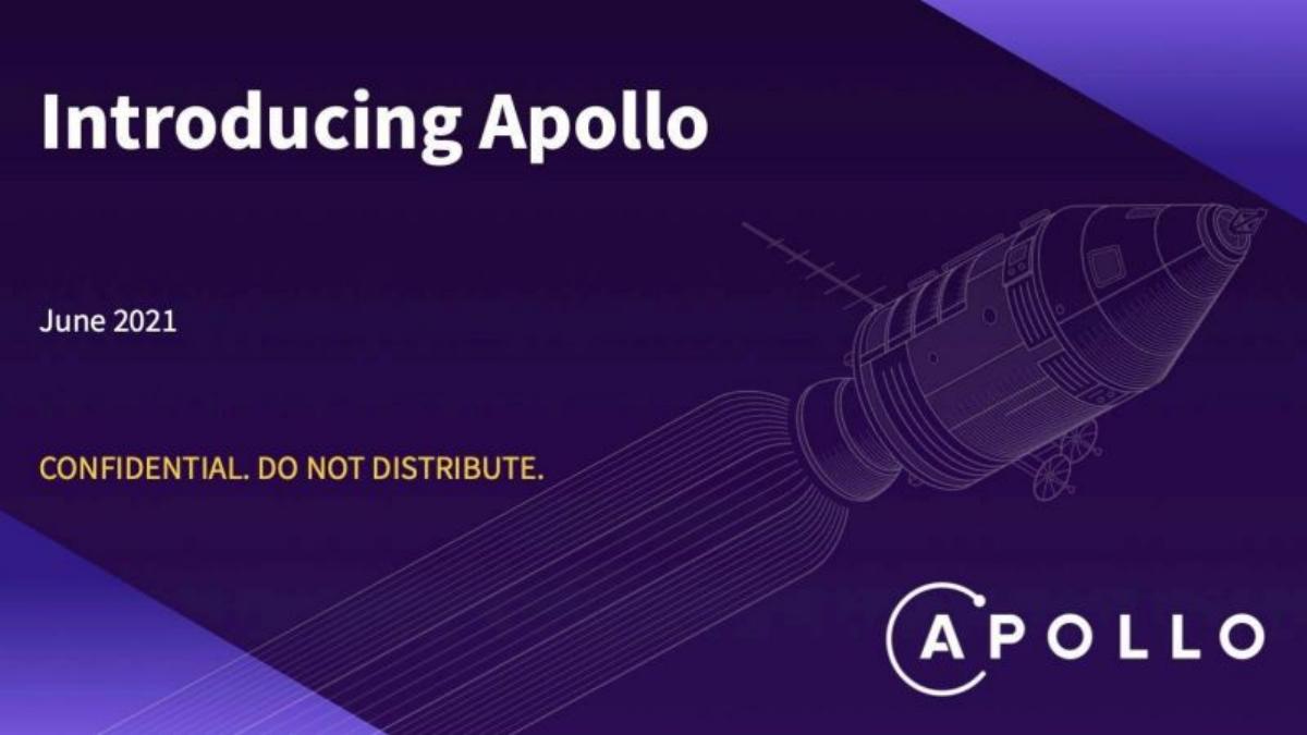 Apollo GraphQL pitch deck slide 1 of 21