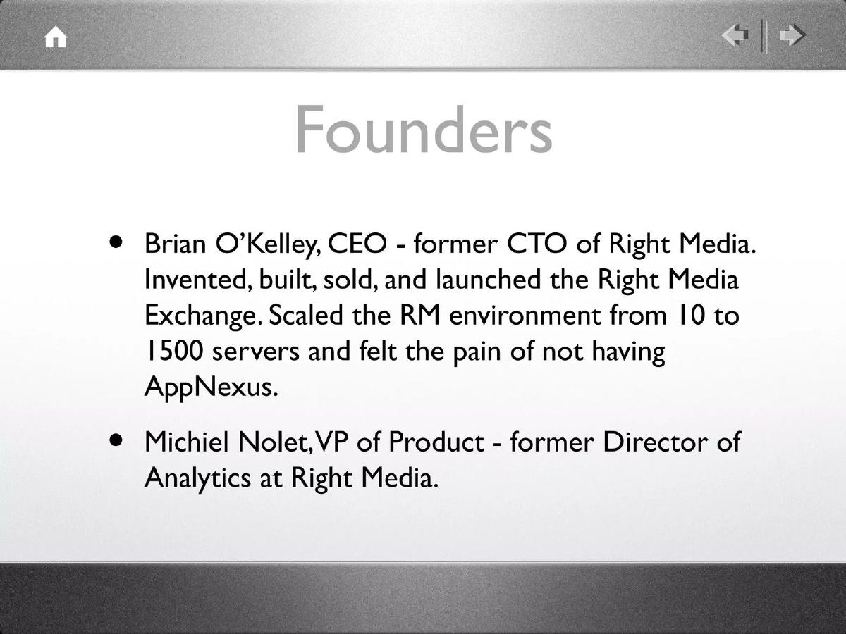 AppNexus First pitch deck slide 3 of 24