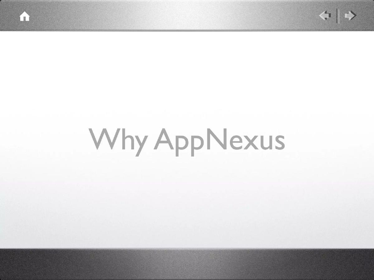 AppNexus pitch deck slide 4 of 24