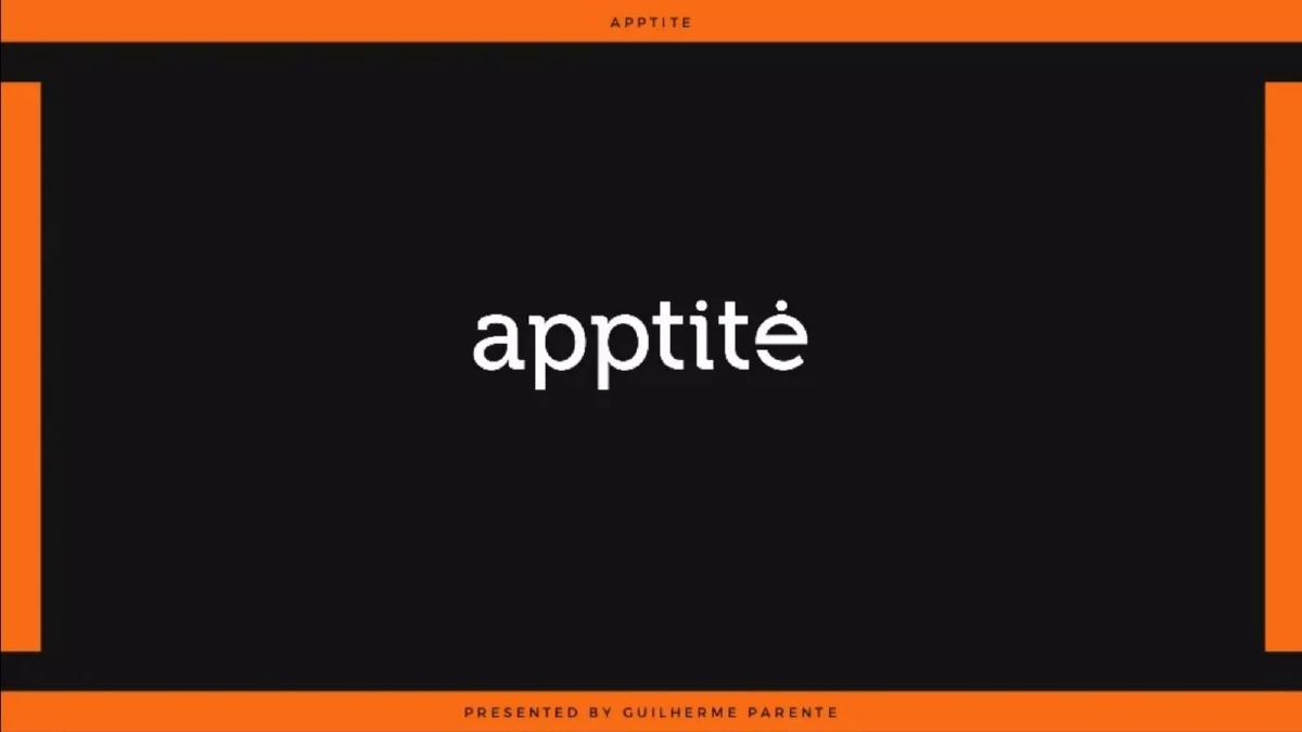 Apptite pitch deck slide 1 of 15