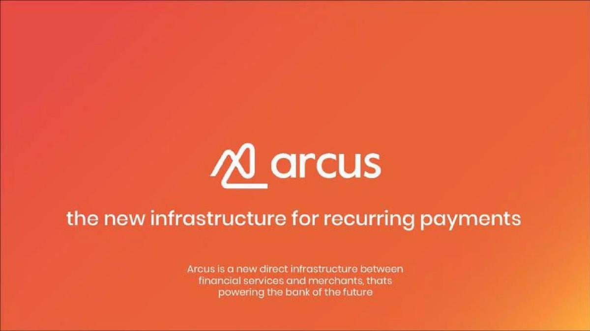 arcus pitch deck slide 1 of 15