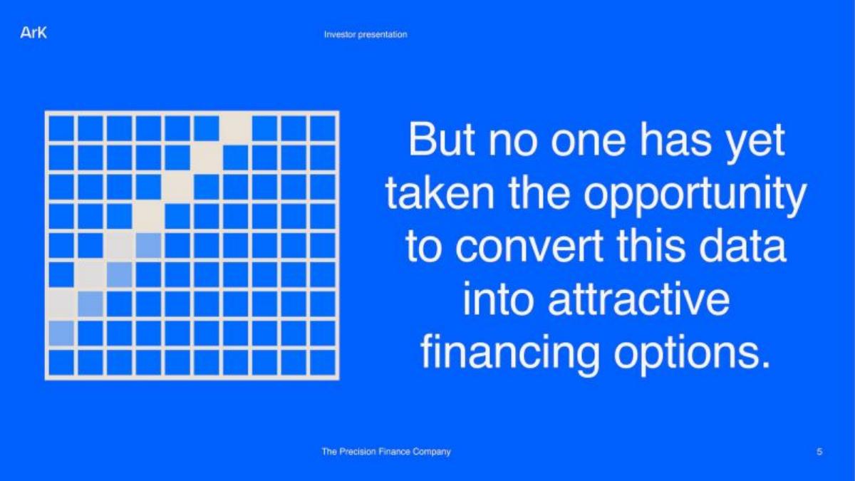 Ark Kapital pitch deck slide 5 of 21