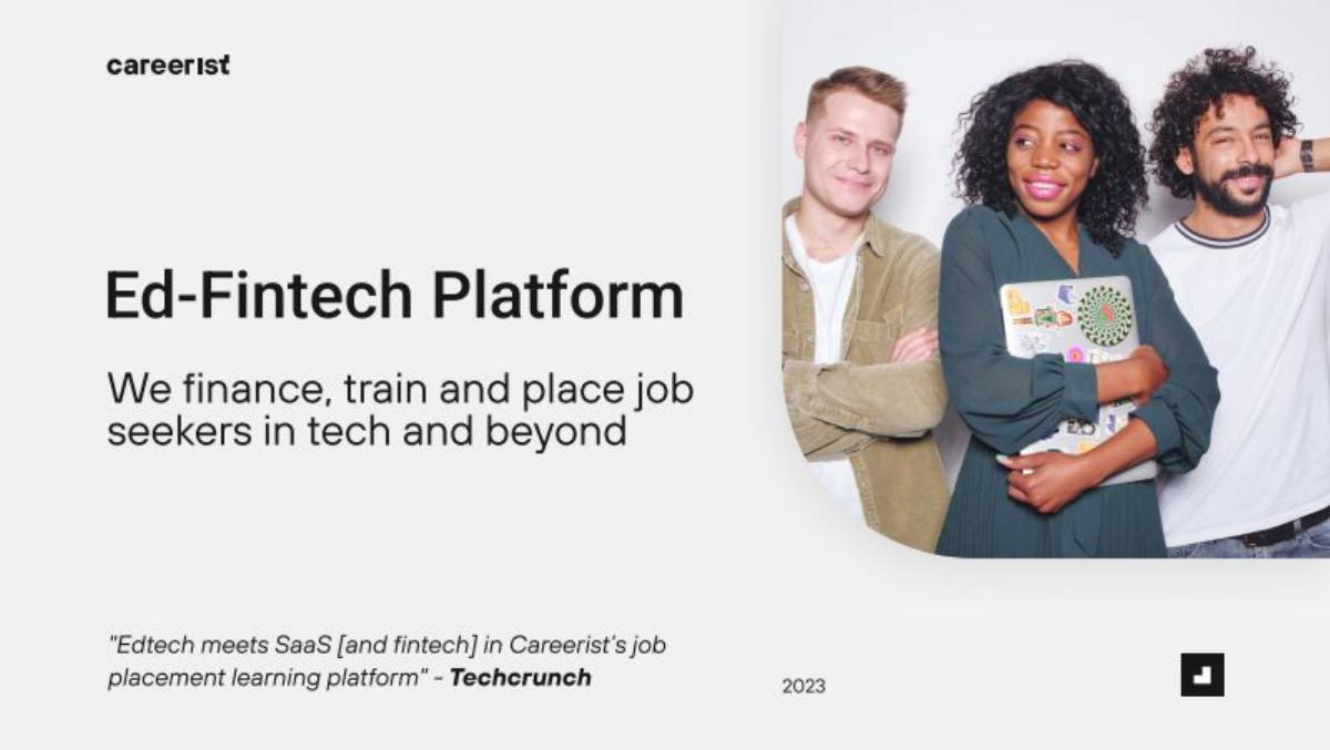 Careerist pitch deck slide 1 of 13