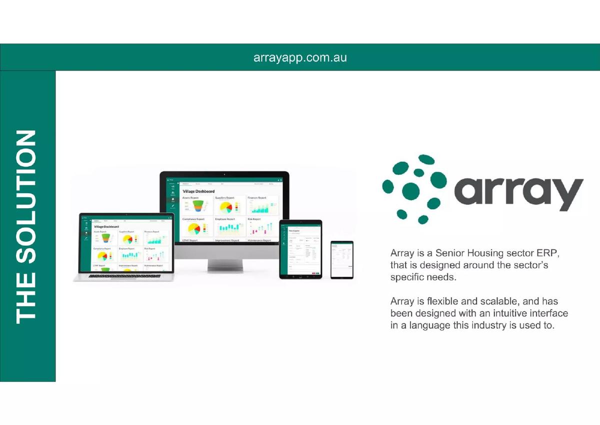 Array pitch deck slide 5 of 11