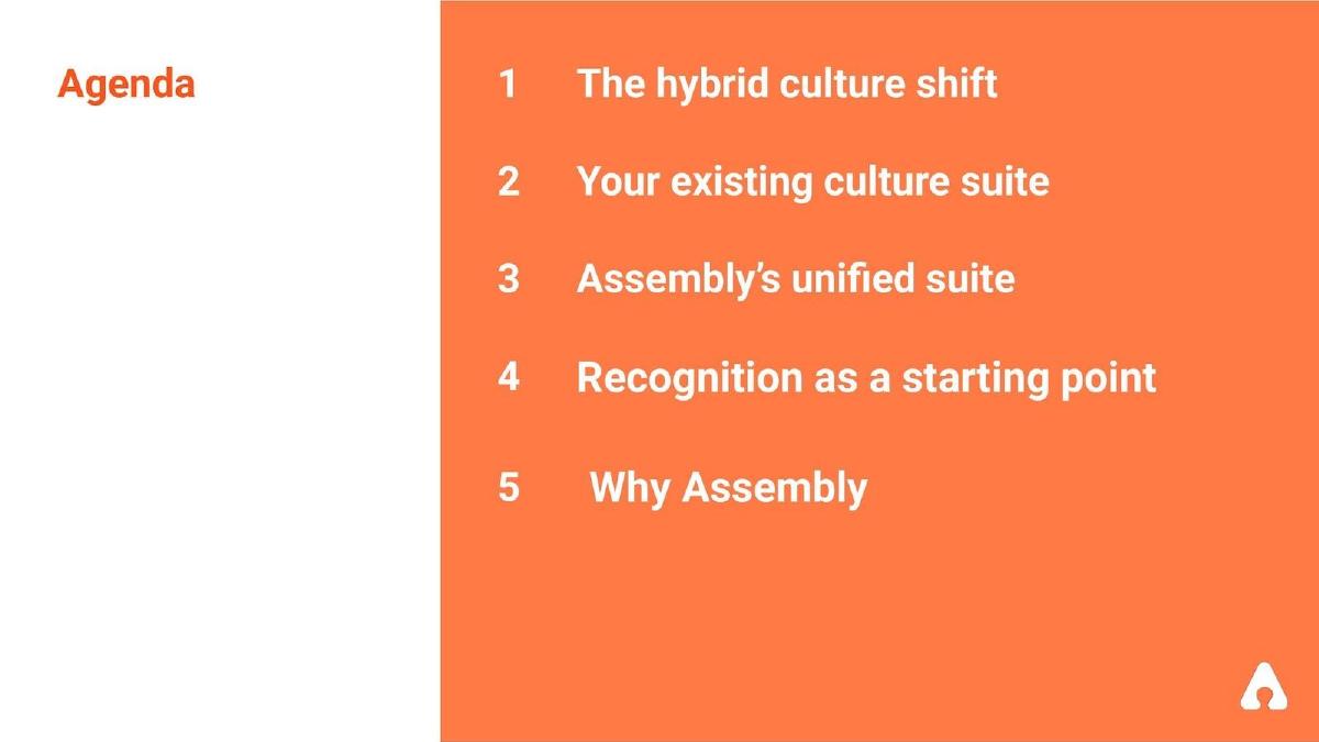 Assembly pitch deck slide 4 of 19