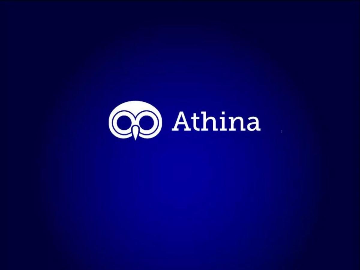 Athina pitch deck slide 1 of 13