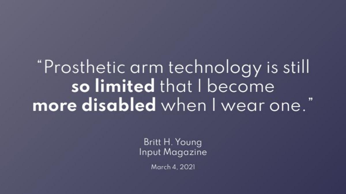 Atom Limbs pitch deck slide 3 of 19