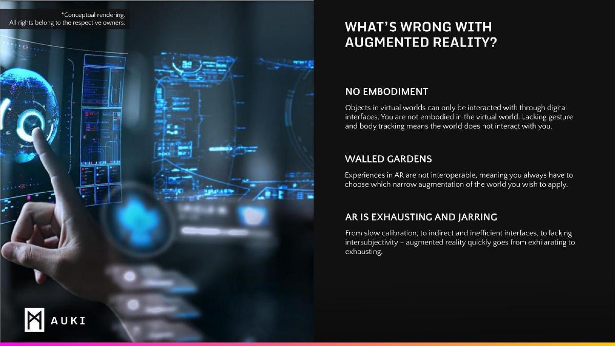 Auki Labs pitch deck slide 3 of 12