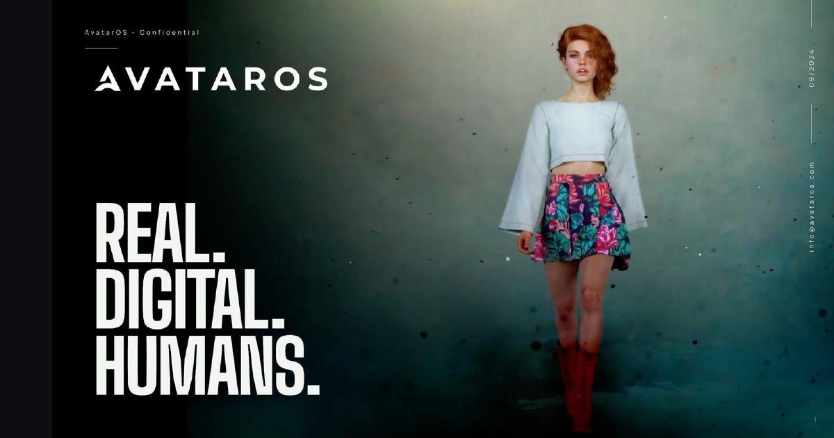 AvatarOS pitch deck slide 1 of 11