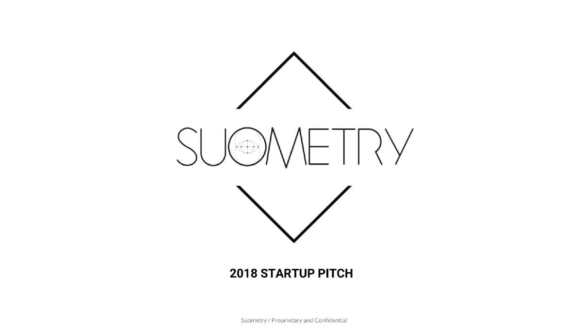 Suometry pitch deck slide 1 of 11