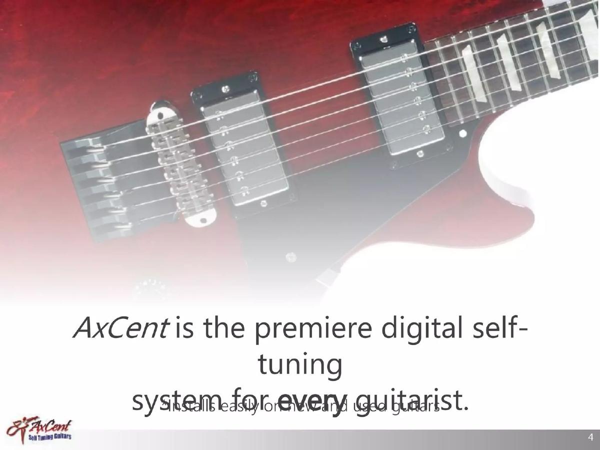 AxCent pitch deck slide 4 of 14