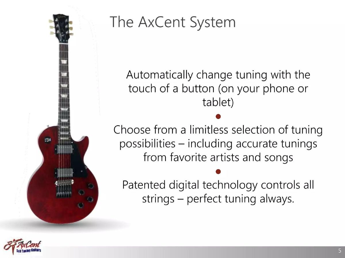 AxCent pitch deck slide 5 of 14