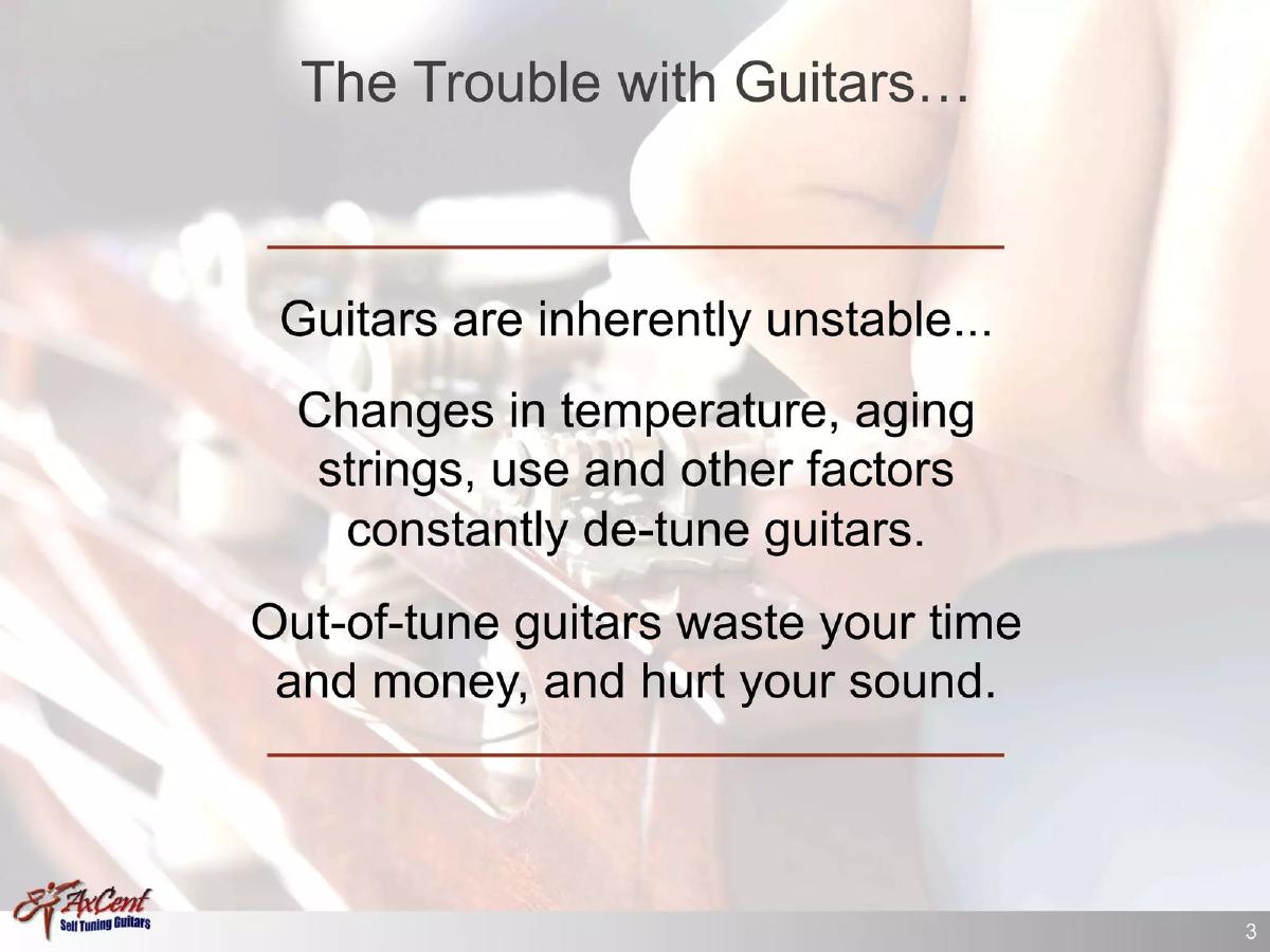 AxCent Tuning Systems pitch deck slide 3 of 14