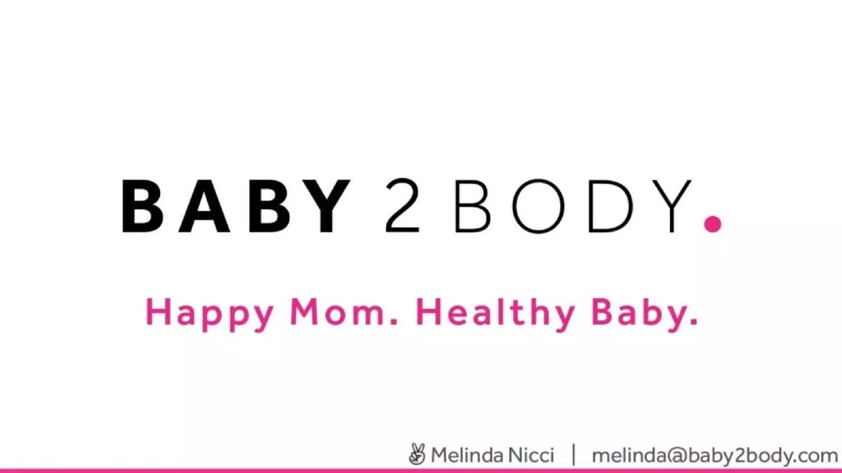Baby2Body pitch deck slide 1 of 10
