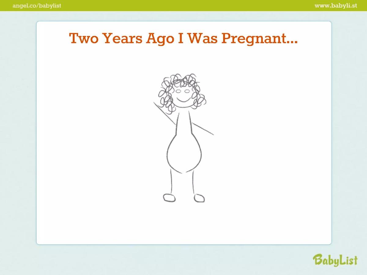 Babylist pitch deck slide 2 of 17