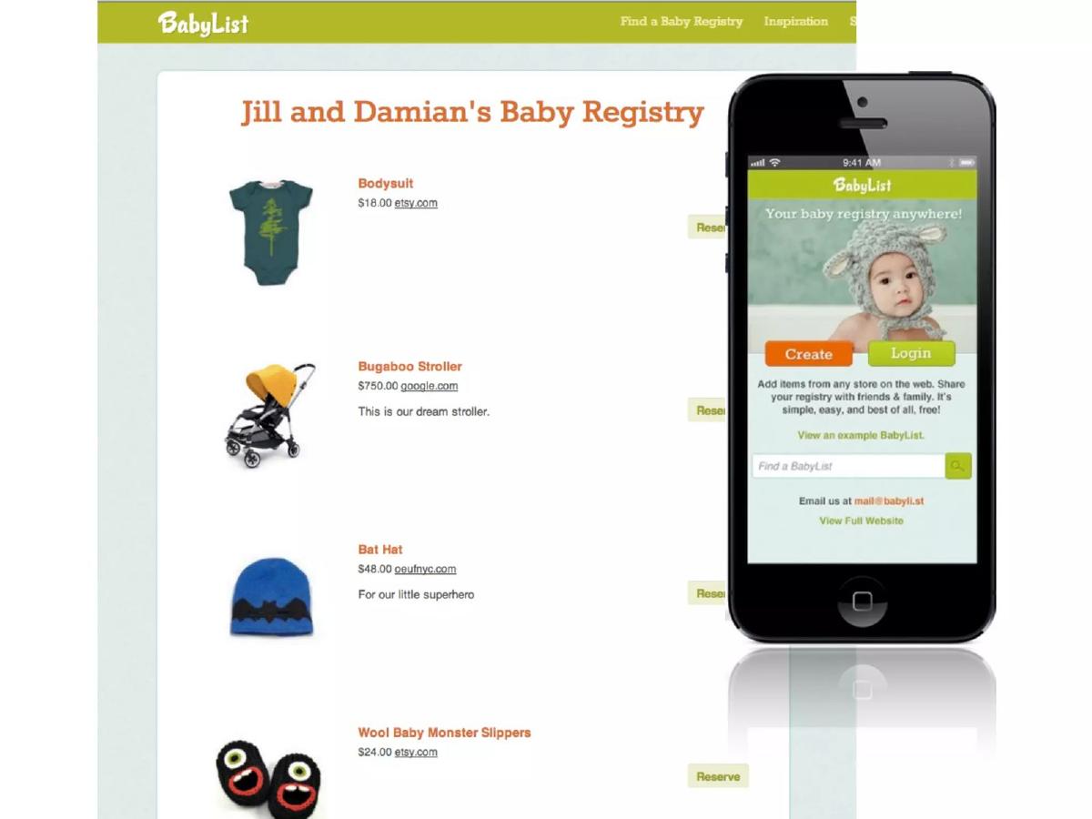 Babylist pitch deck slide 5 of 17
