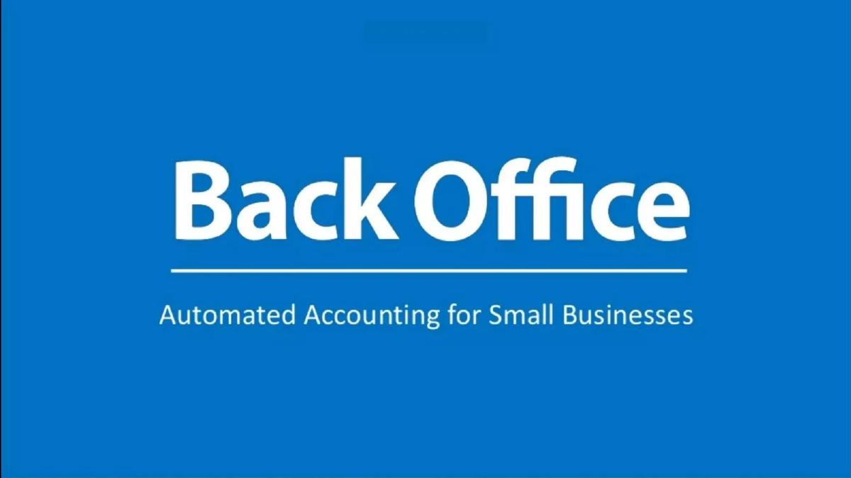 Back Office (now Finally) pitch deck slide 1 of 9