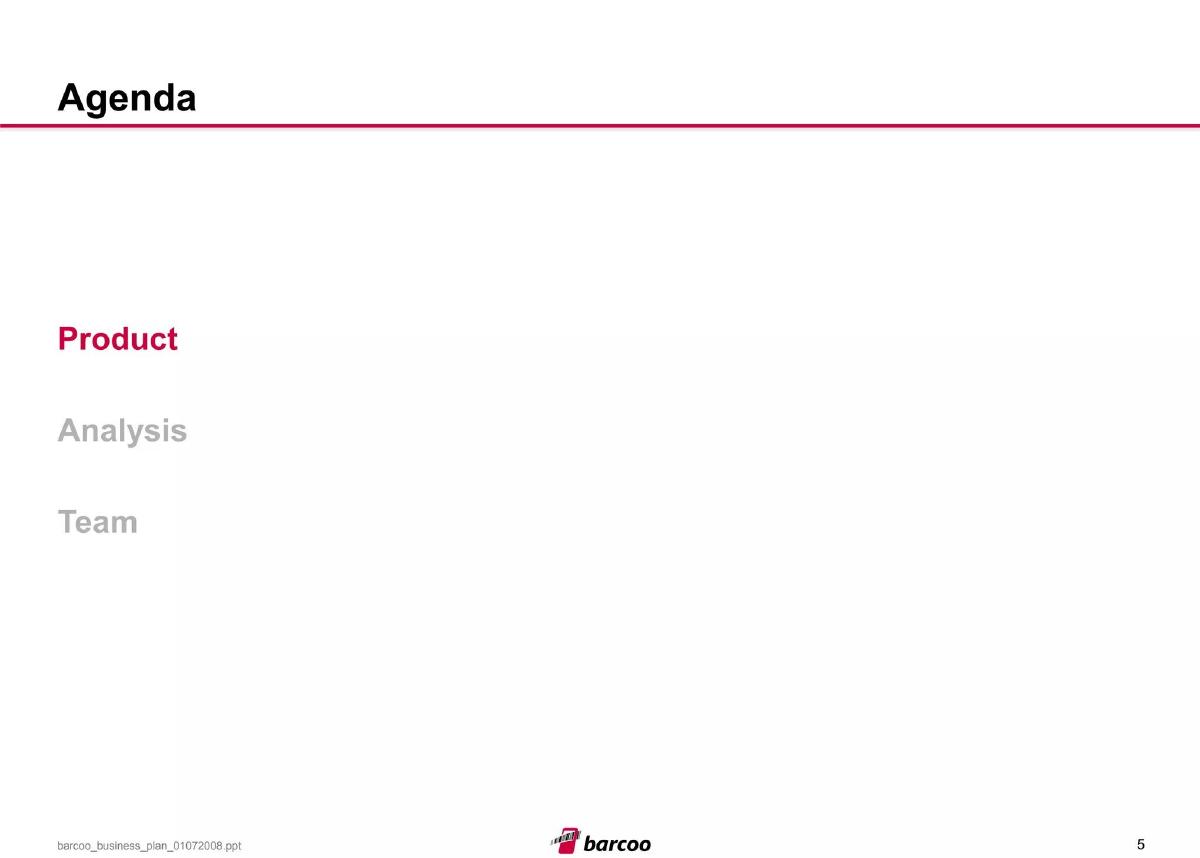 barcoo pitch deck slide 5 of 27