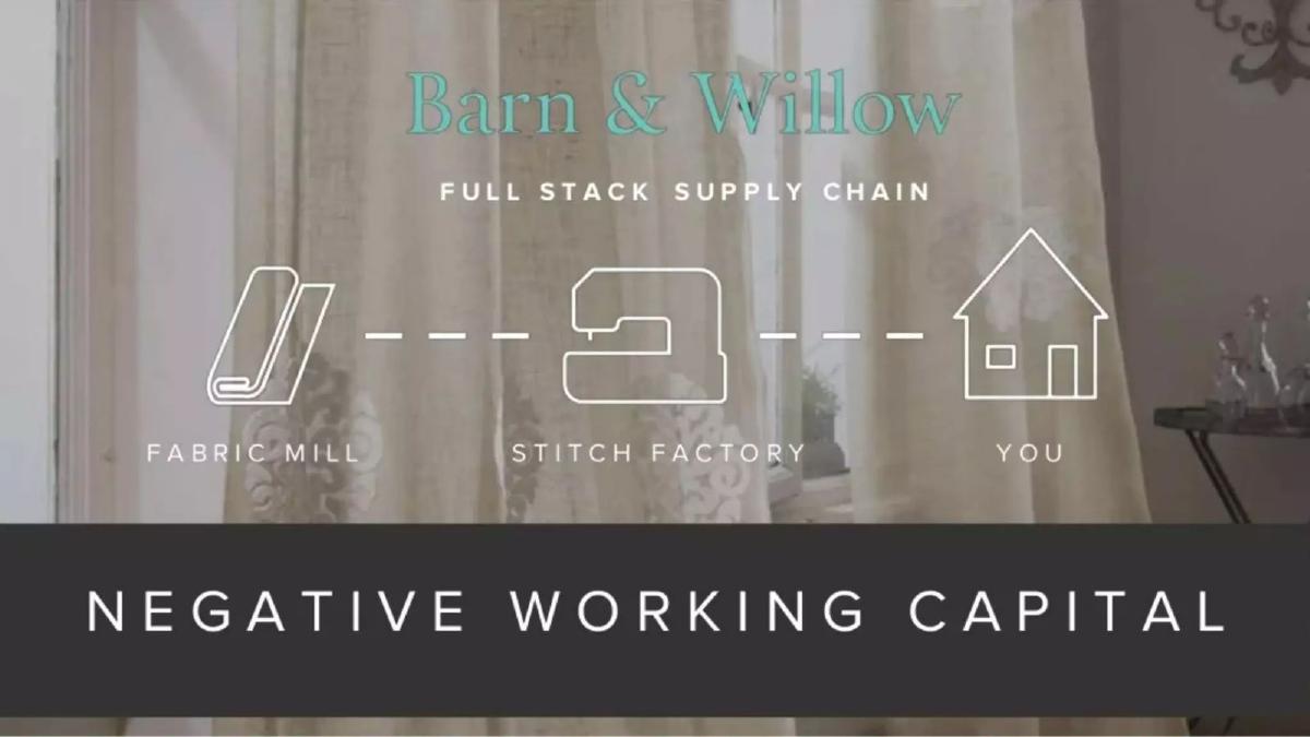 Barn & Willow pitch deck slide 3 of 12