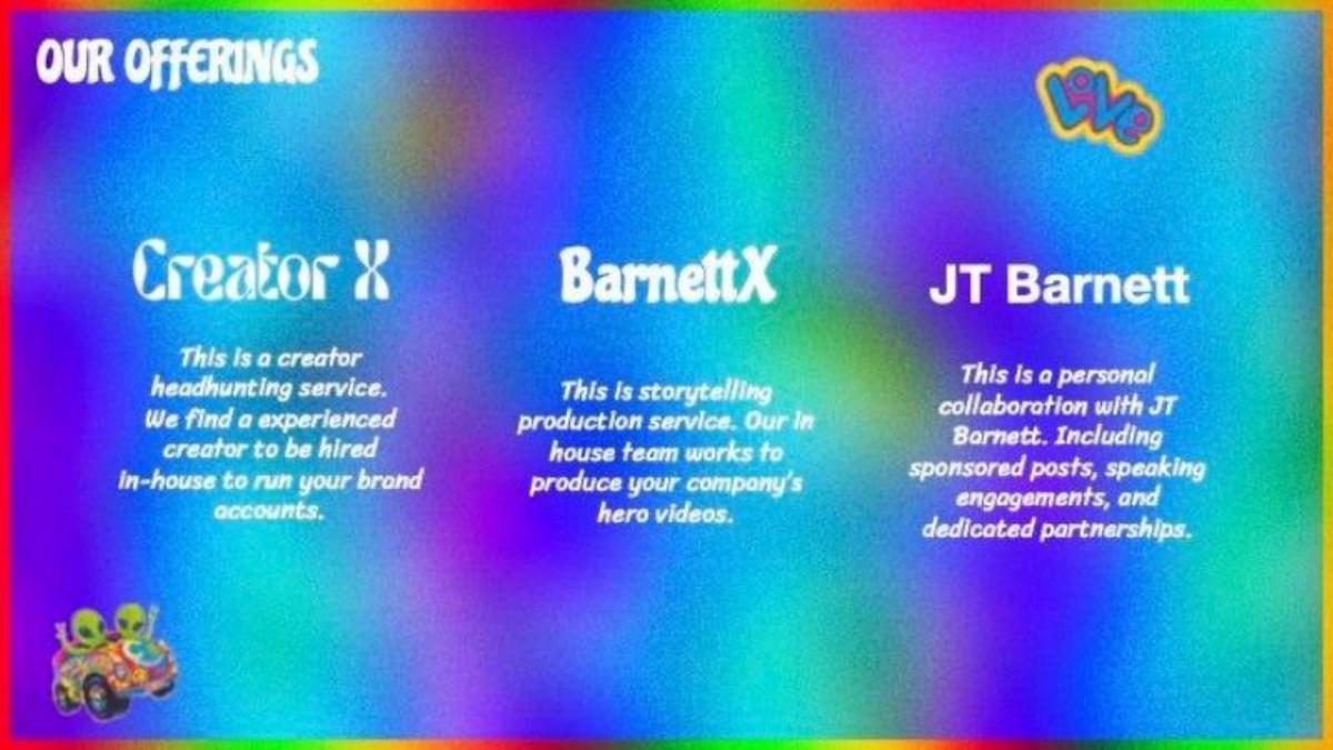 BarnettX pitch deck slide 3 of 28