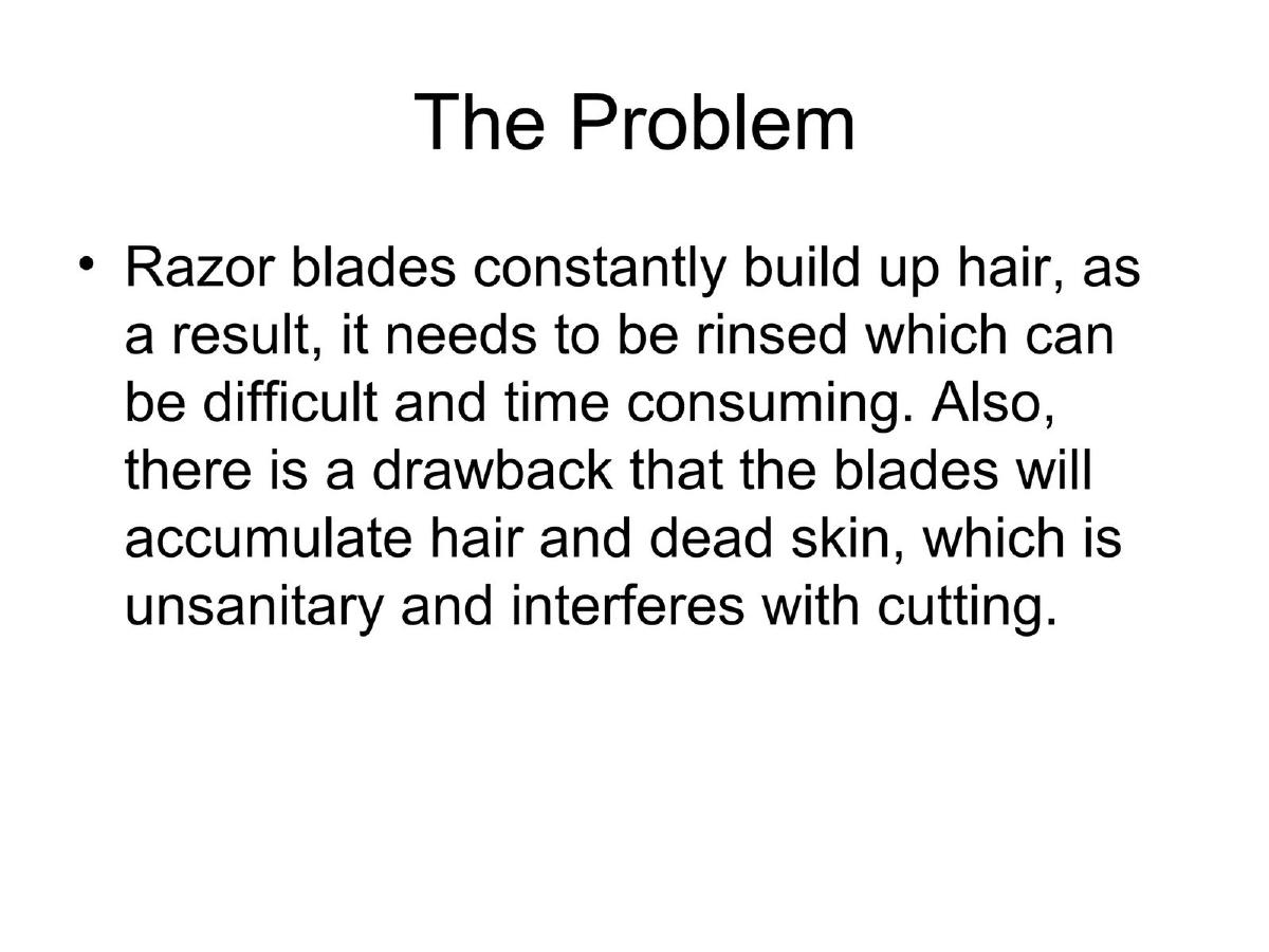 Bauz Razors pitch deck slide 2 of 12