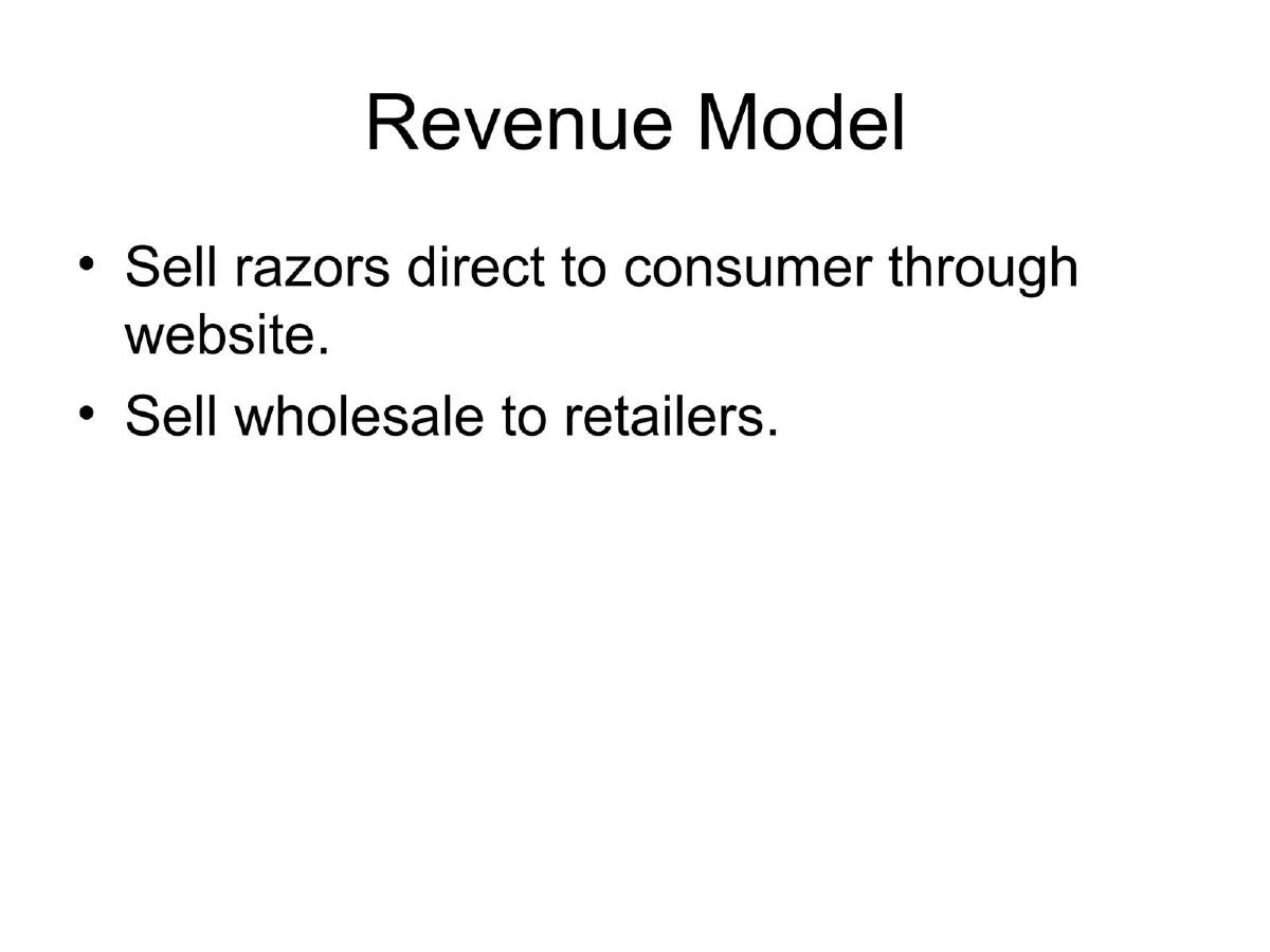 Bauz Razors pitch deck slide 5 of 12