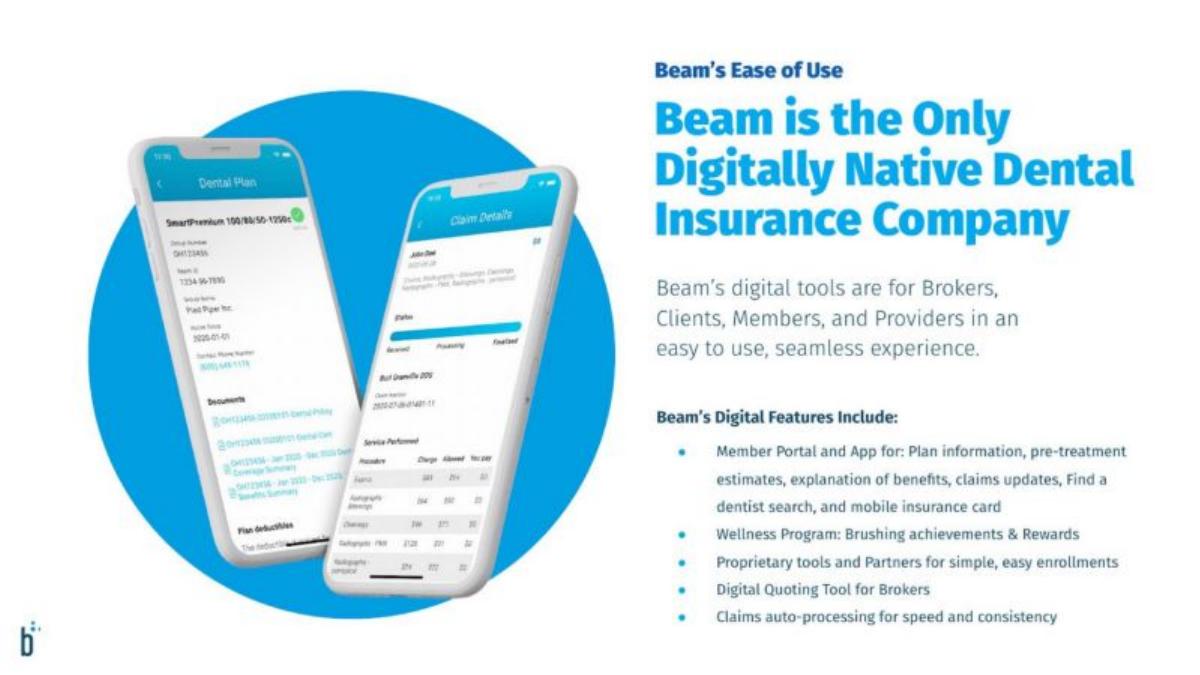 Beam (formerly Beam Dental) pitch deck slide 5 of 14