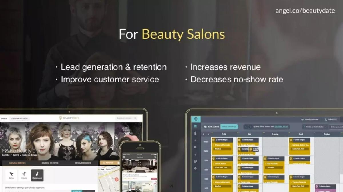 BeautyDate pitch deck slide 5 of 8