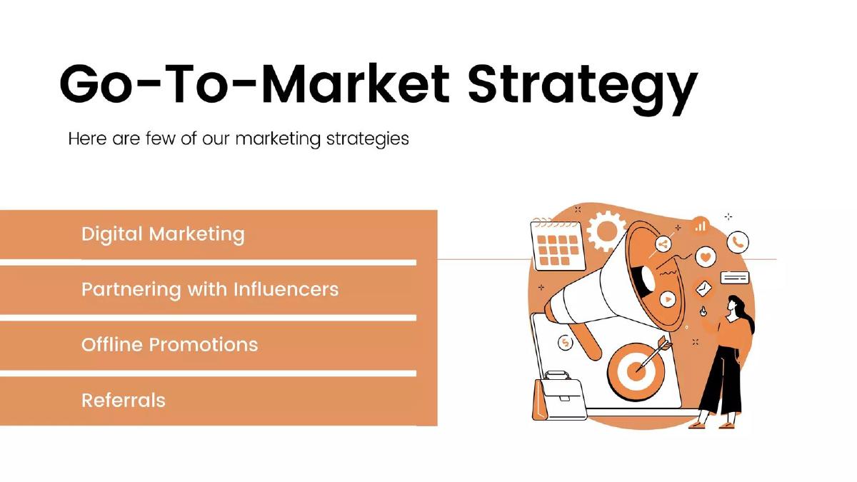 Beautyfyn pitch deck go-to-market slide 9