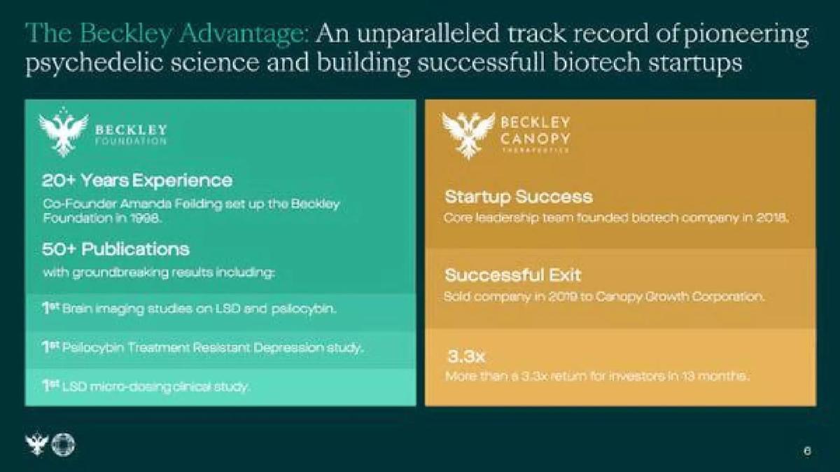 Beckley Psytech pitch deck slide 6 of 22