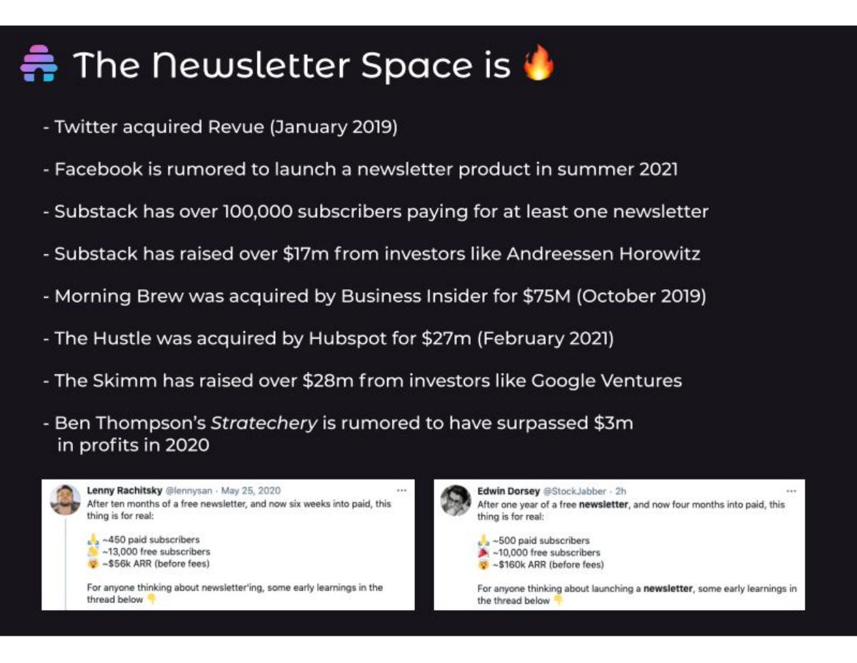 beehiiv pitch deck slide 5 of 20