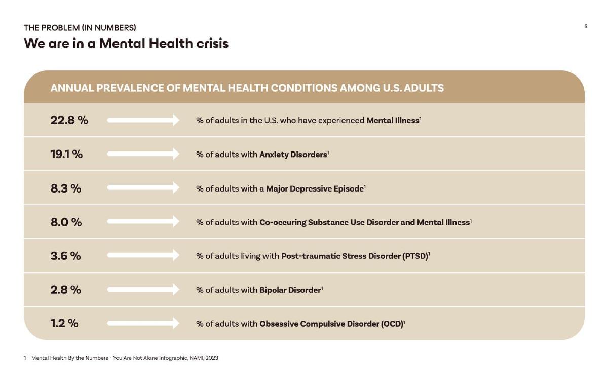 Being Health pitch deck slide 2 of 17
