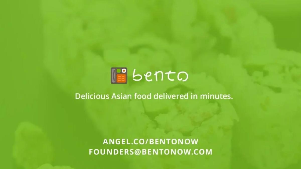 Bento pitch deck slide 1 of 10