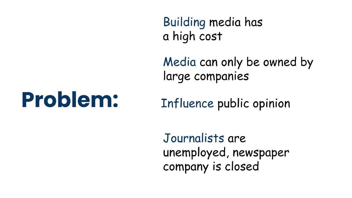 Bicara Berita pitch deck slide 2 of 12