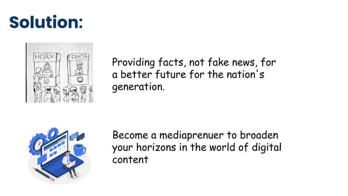 Bicara Berita pitch deck slide 4 of 12