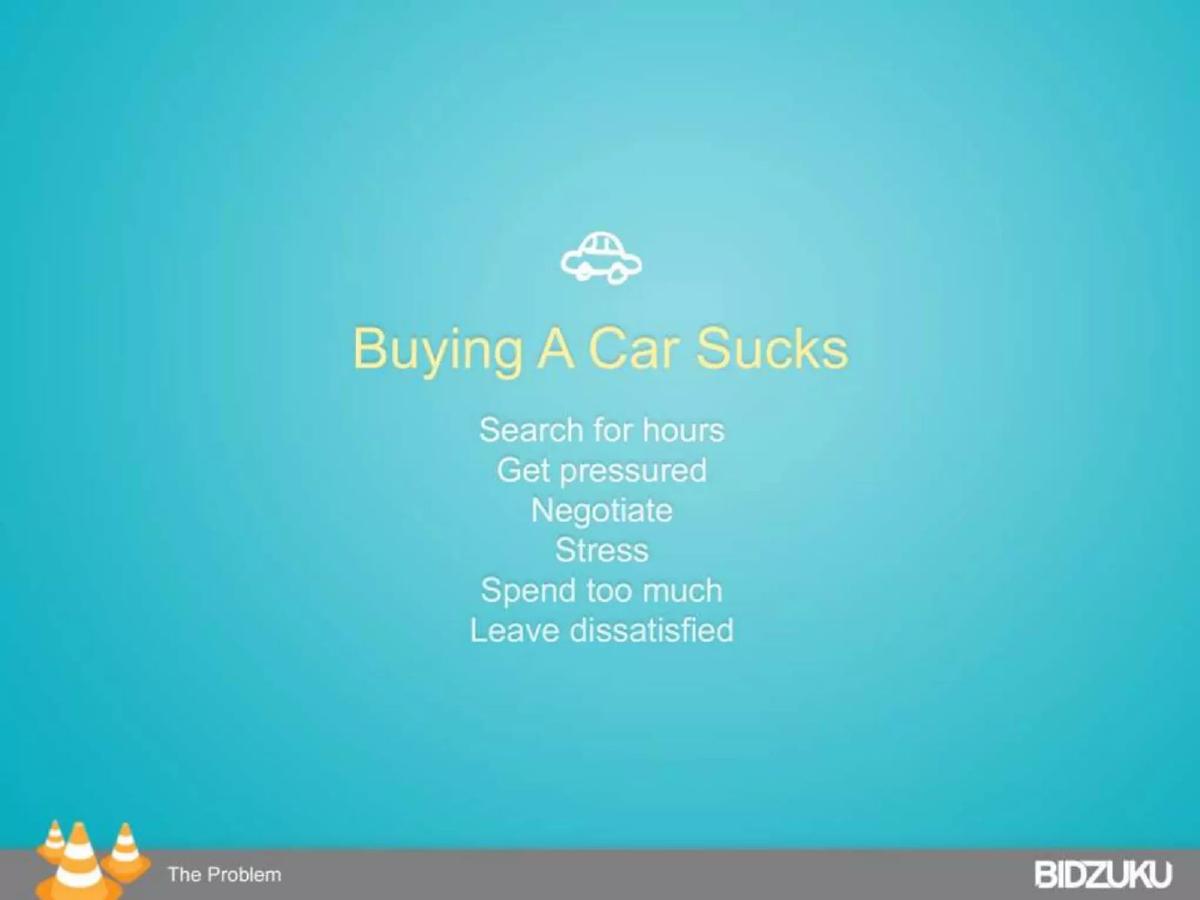 Bidzuku pitch deck slide 3 of 18
