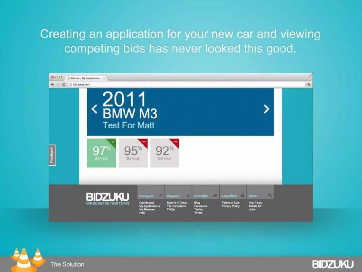 Bidzuku pitch deck slide 6 of 18