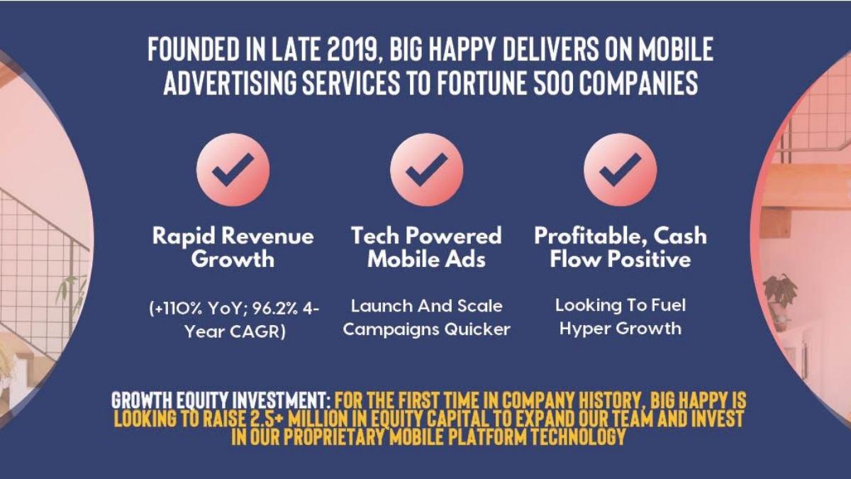 Big Happy pitch deck slide 3 of 14