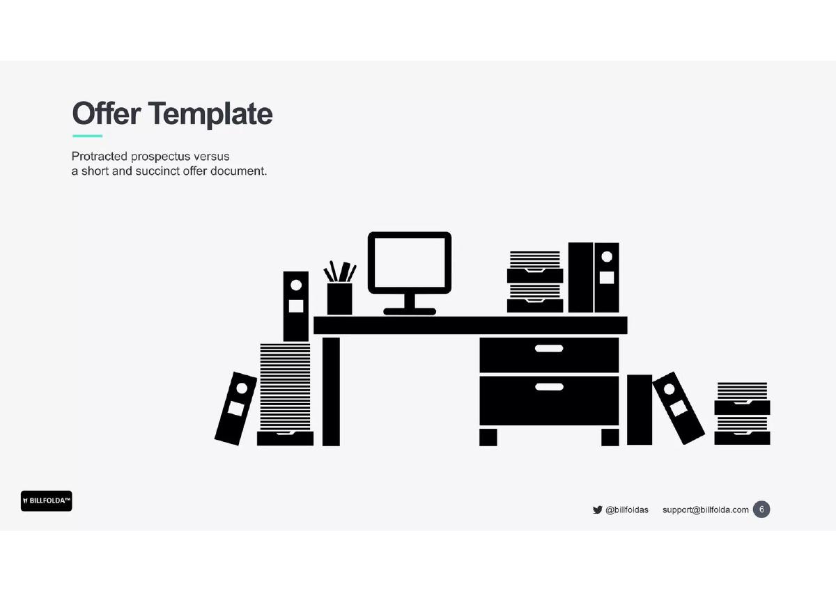 Billfolda pitch deck slide 6 of 13