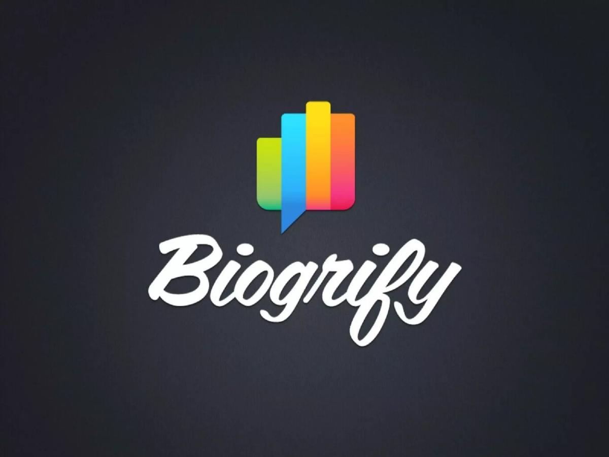 Biogrify pitch deck slide 1 of 11
