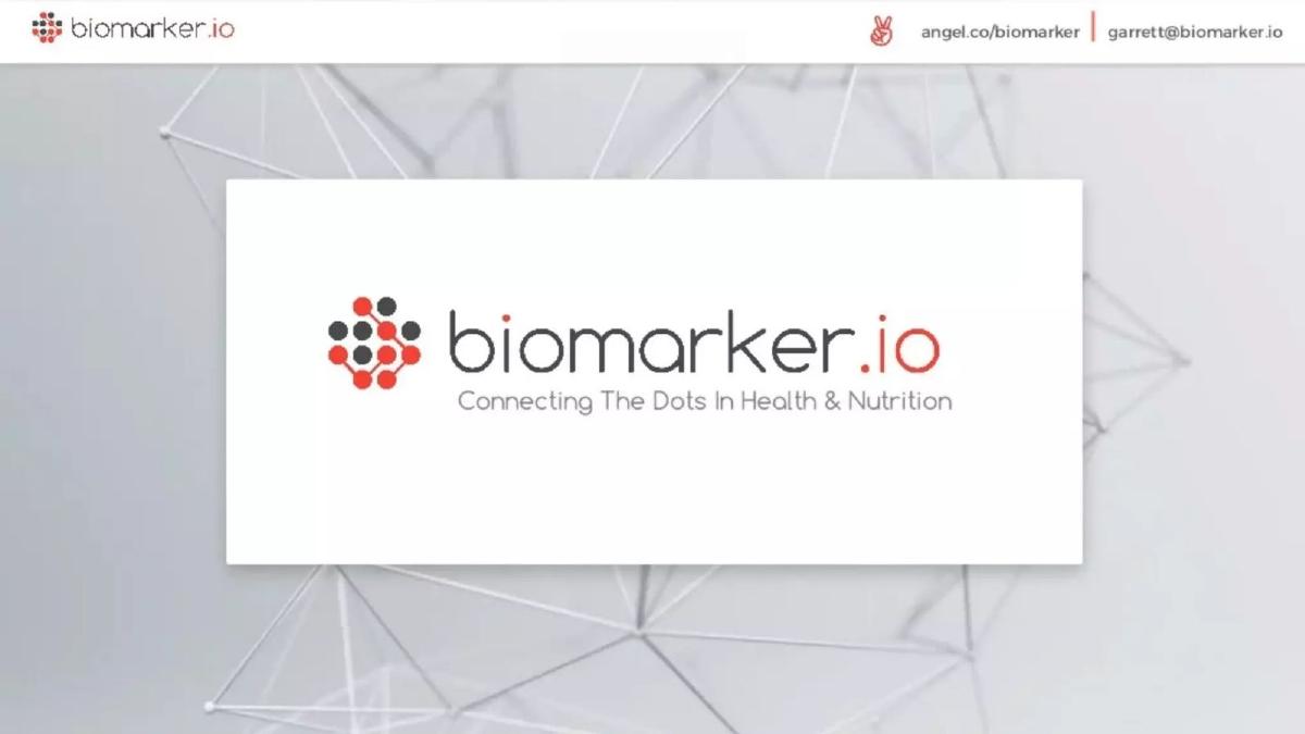 Biomarker Labs pitch deck slide 1 of 11
