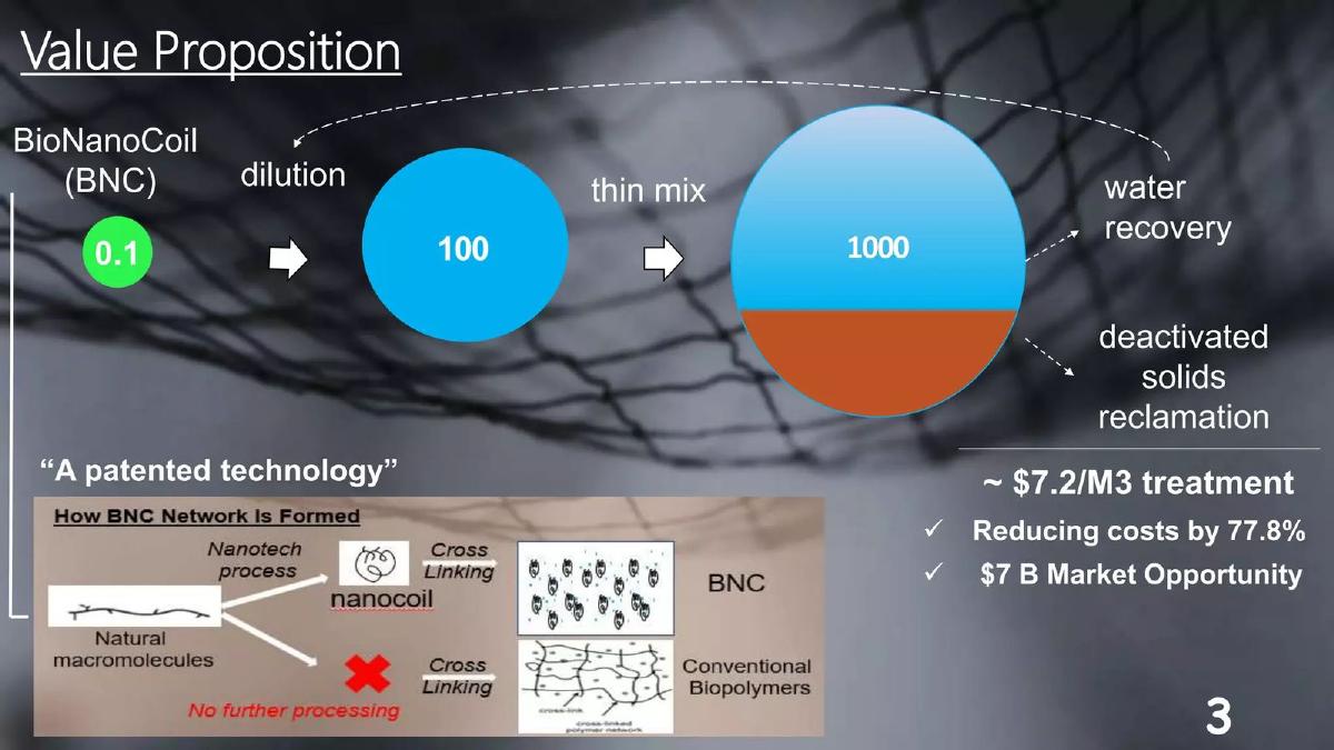 BioPolynet pitch deck slide 3 of 7