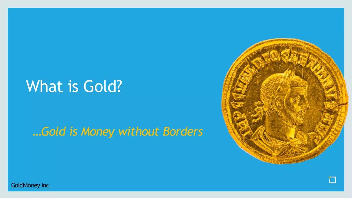 Bit Gold pitch deck slide 4 of 45