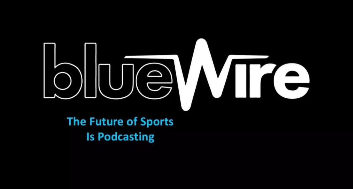 Blue Wire pitch deck slide 1 of 9