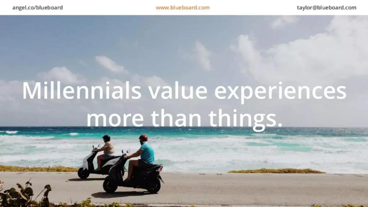 Blueboard pitch deck slide 3 of 11