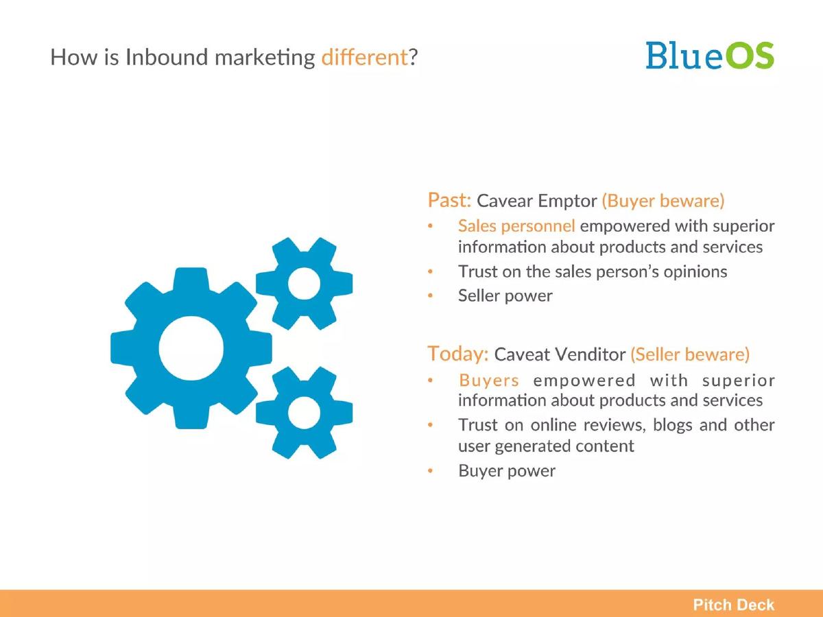 BlueOS pitch deck slide 3 of 14
