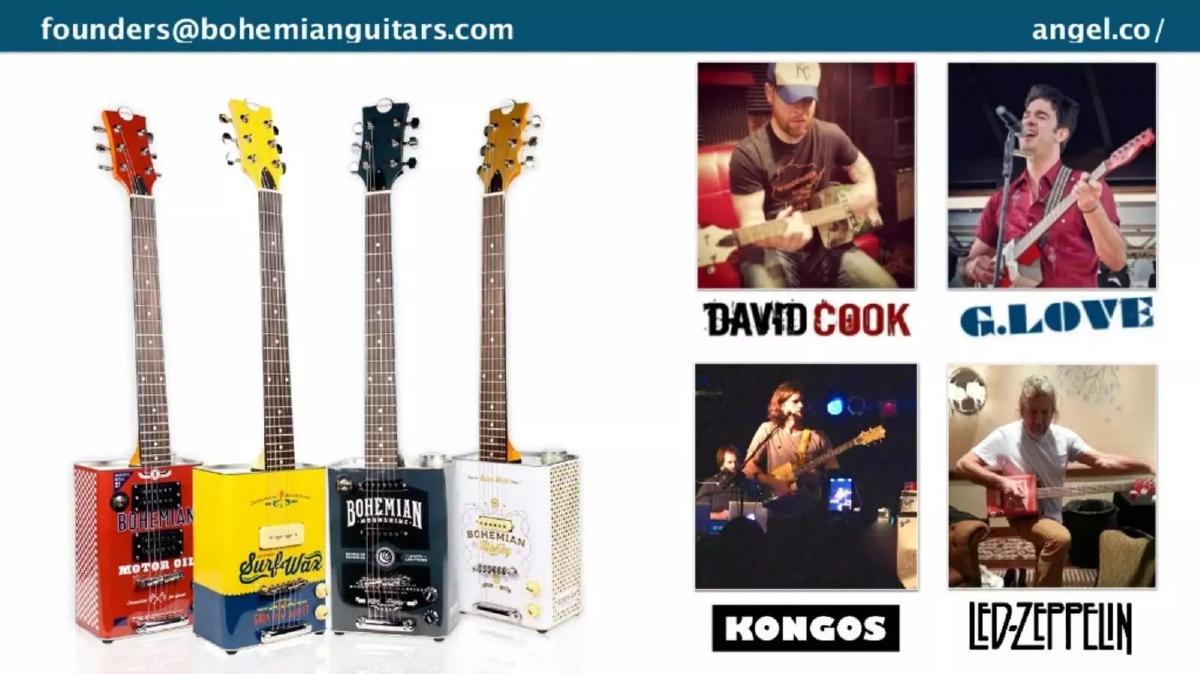 Bohemian Guitars pitch deck slide 4 of 12