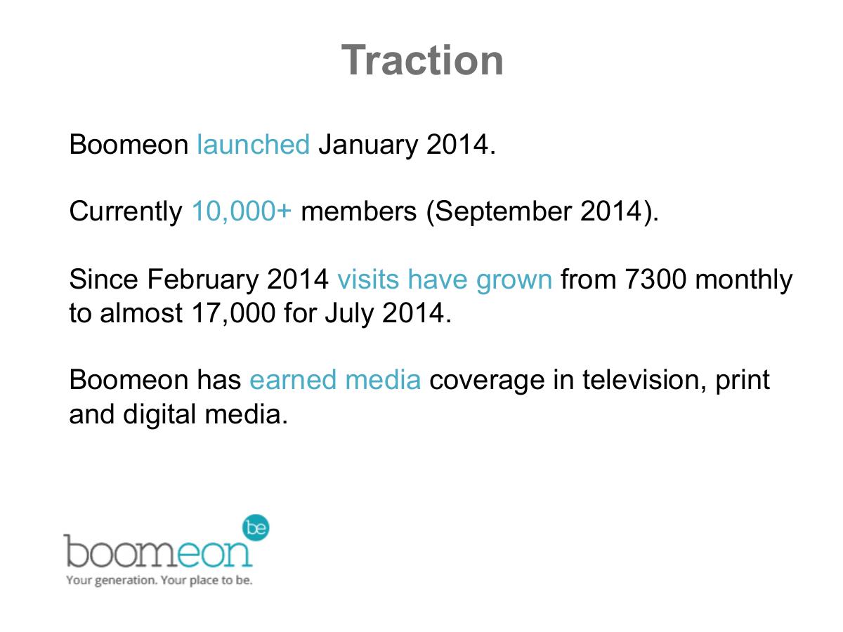 Boomeon pitch deck slide 4 of 16